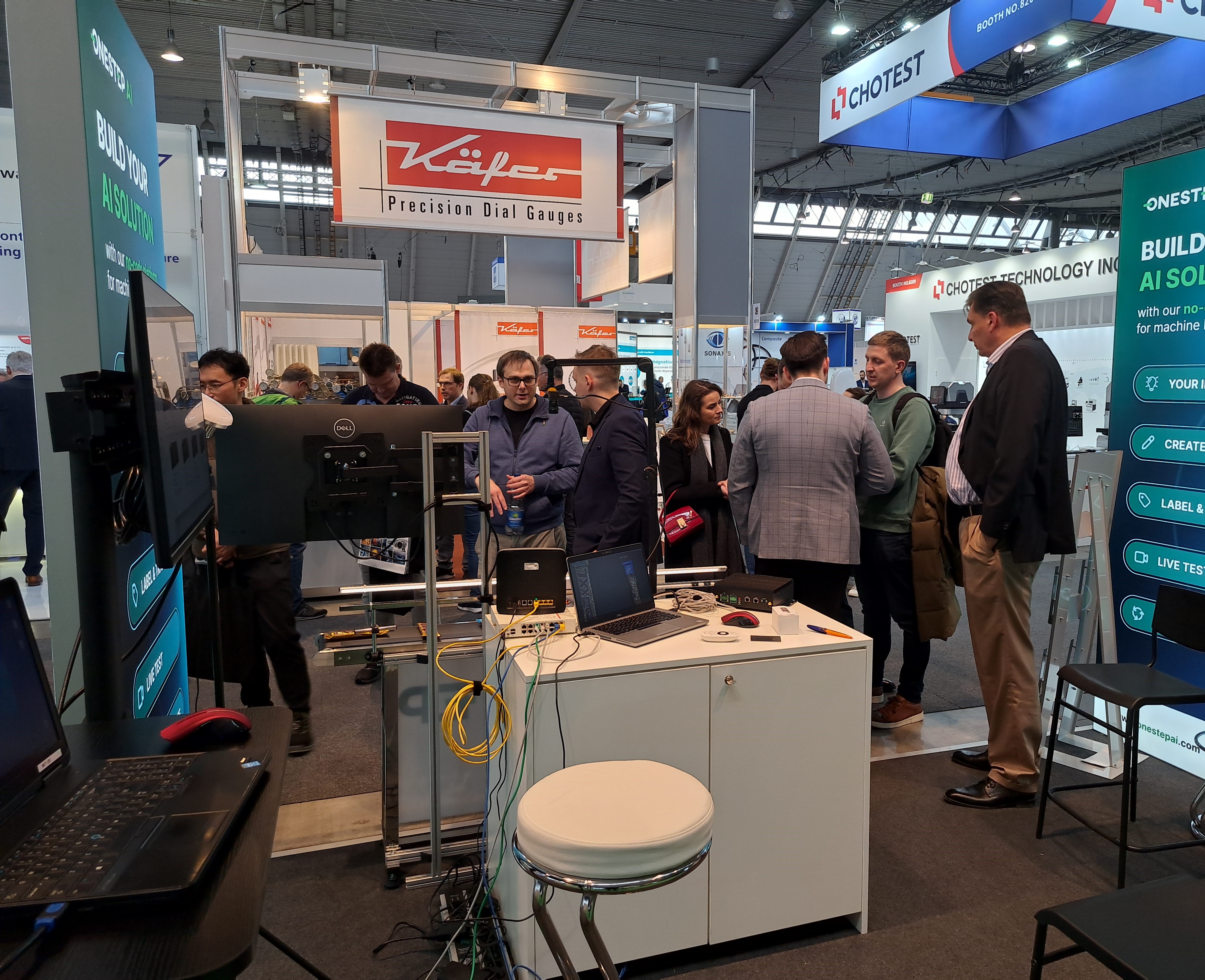 Intratel's ONESTEP AI at Control Messe Stuttgart